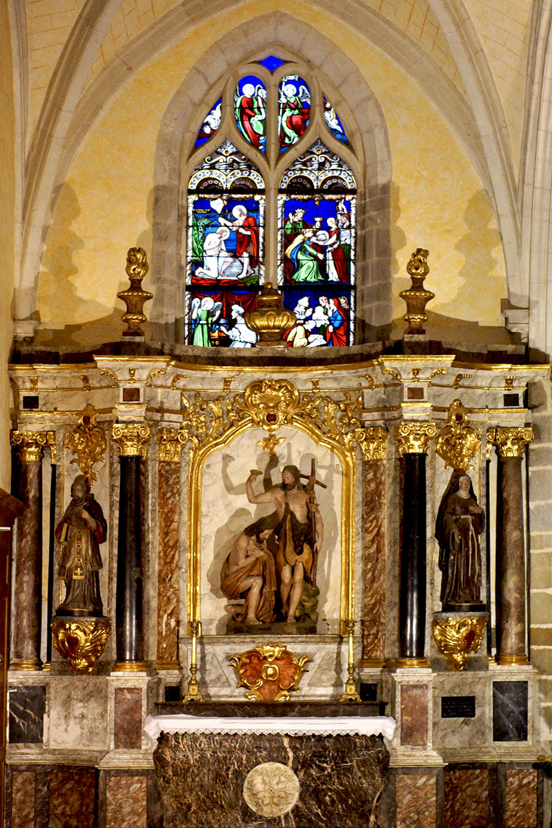 Retable de st Jean-Baptiste Entier