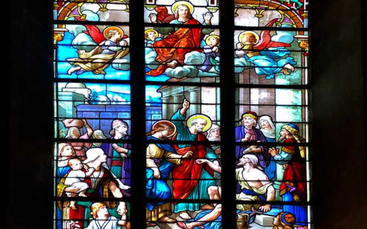 Le vitrail de saint Pierre